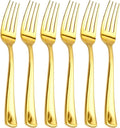 bUCLA 600PCS Gold Plastic Forks by BUCLA