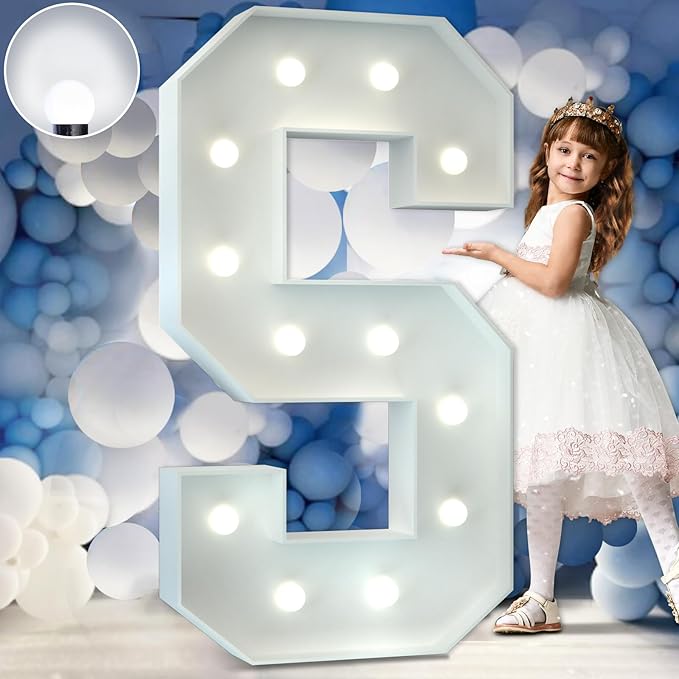 Marquee Letters 4 Feet Tall Large Light Up Letters Baby Shower Decorations by Letsmakeitimpressive