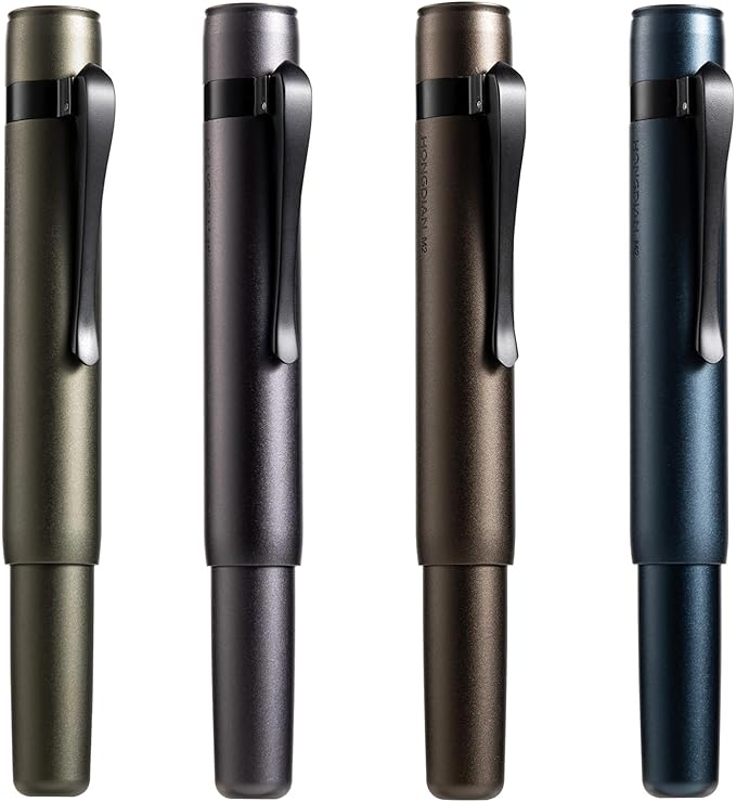 Hongdian M2 Black Forest Mini Fountain Pen, Long Blade Nib & Sleek Shape - Image 9