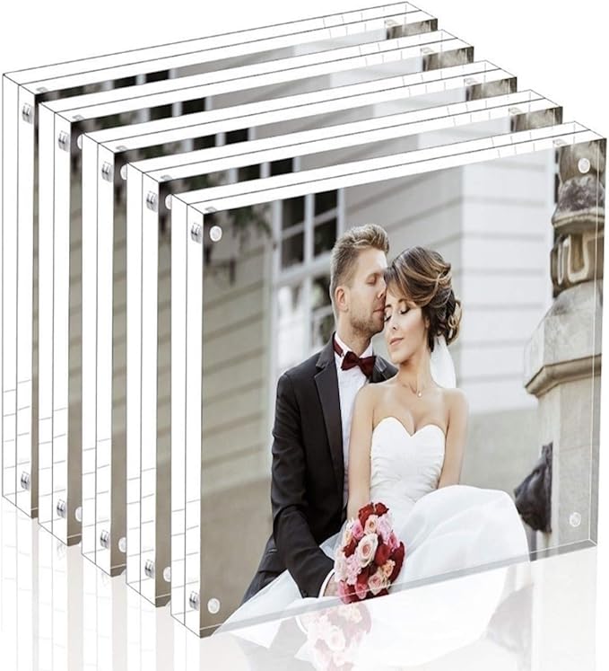 Magicool Premium Acrylic Photo Frame- Magnet Photo Frame -Double Sied Thick by Magicool