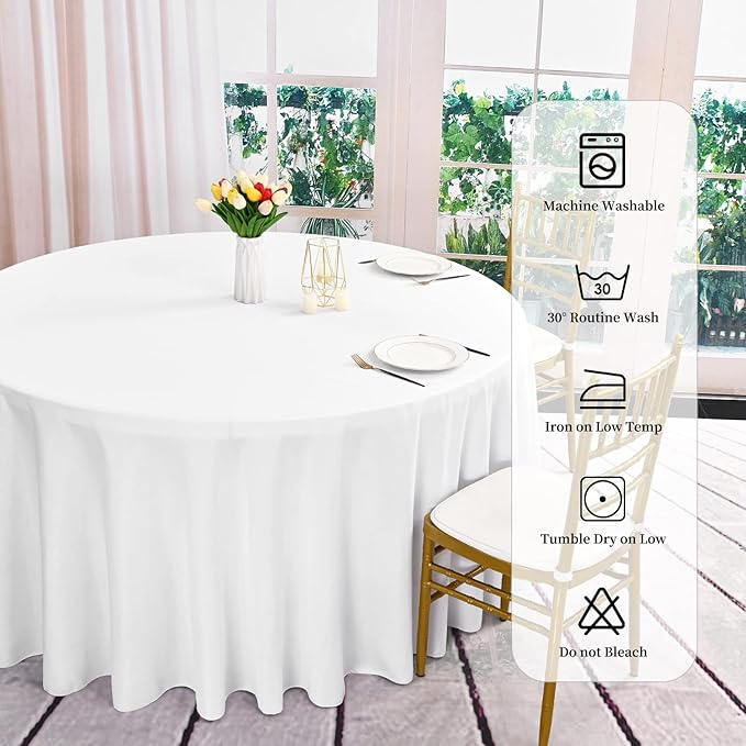 6 Pack Round Tablecloths - Image 3