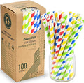 8.5 inch Colossal Paper Straws for Smoothie & Milkshake by chunspak