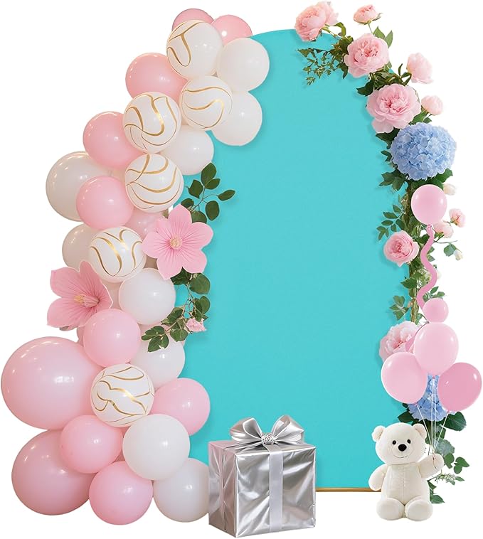 7.2FT Wedding Arch Covers Arch Backdrop Cover Arch Stand Covers Set Arch Cover by Unknown