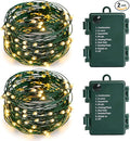 MASHANG Christmas Lights Battery String Lights 33FT 100 Micro LEDs Starry by MASHANG