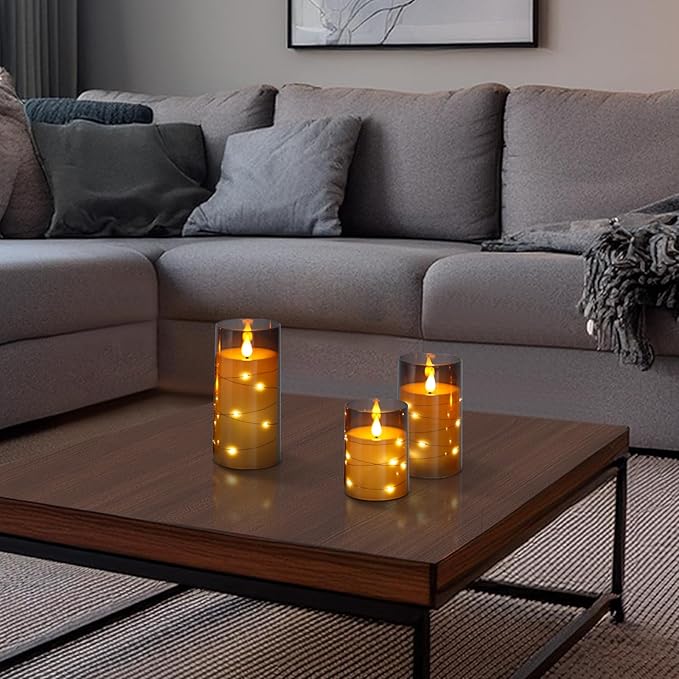 Aignis Flickering Flameless Candles Battery Operated Candles LED Candles - Image 6