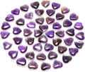 Gerrii 50 Pcs Heart Healing Stone Bulk Quartz Heart Inspirational Stones Gift by Gerrii