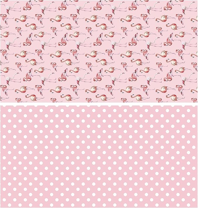 WRAPAHOLIC Reversible Flamingo Wrapping Paper - Image 3