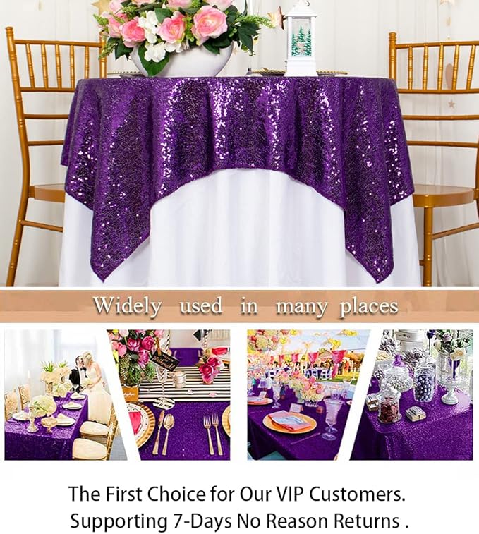 ShinyBeauty Sequin Tablecloth - Image 6