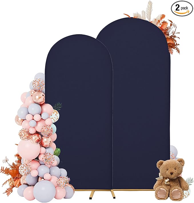 Wedding Arch Covers Arch Backdrop Cover Arch Stand Covers 7.2FT 6FT Set 2 Arch by Unknown