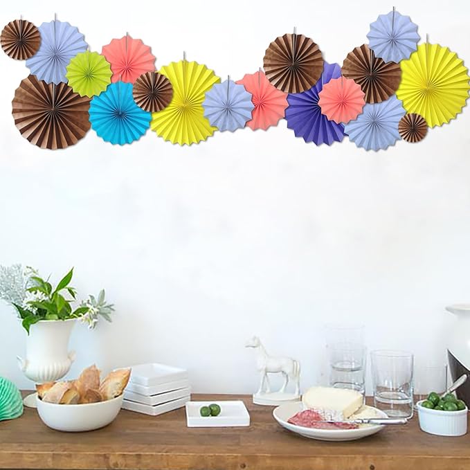 Brown Party Decorations, Boho Party Decoration, Fall Decorations 12in Hanging - Image 4