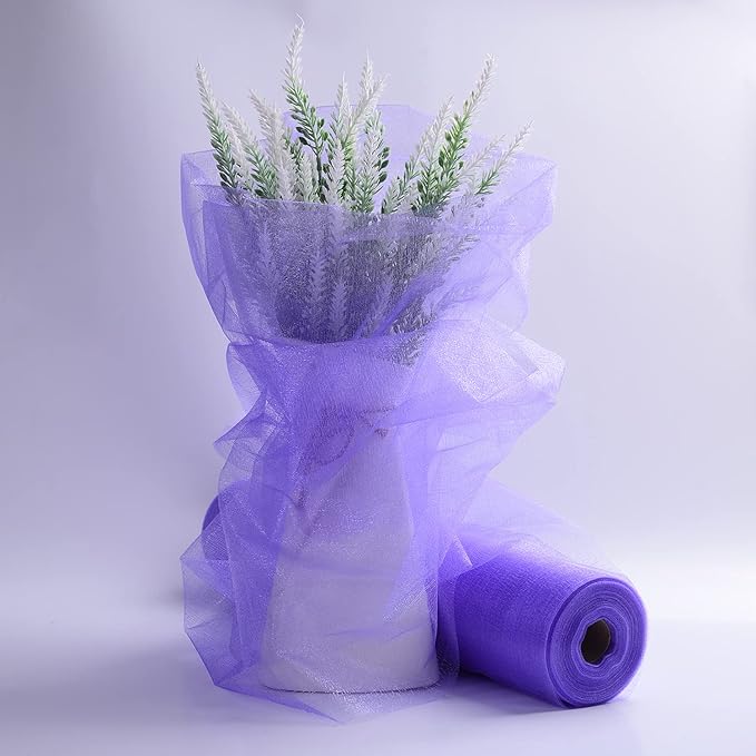 Crystal Organza Fabric Tulle - Image 4