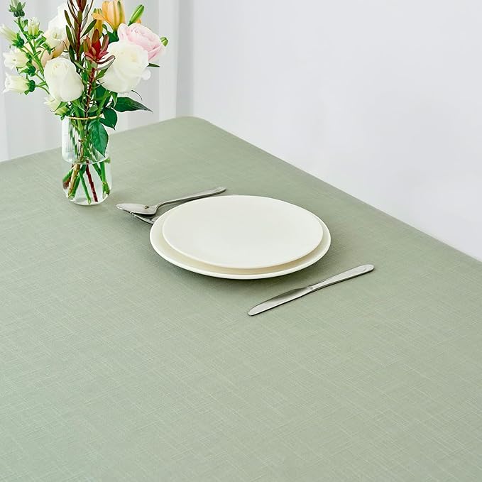 maxmill Lux Faux Linen Tablecloth - Image 4