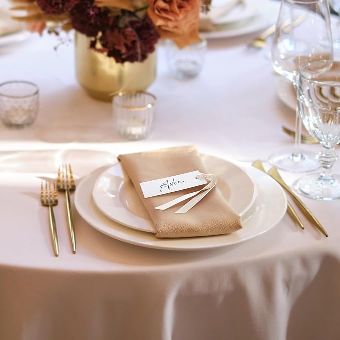 50 Pcs Name Place Cards for Table Setting Blank Wedding Place Cards - Image 5
