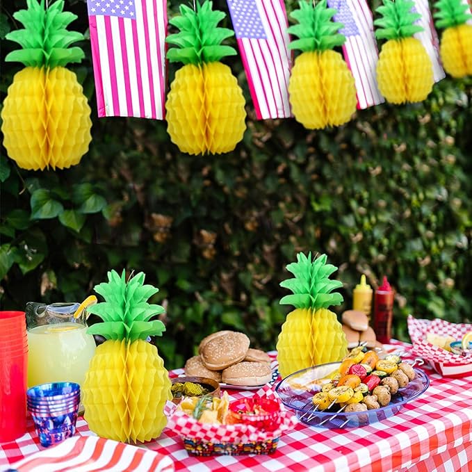 LYART 6 Pcs 14 Inch Pineapple Decorations - Image 4