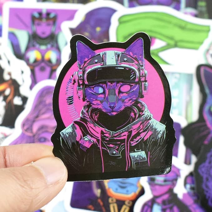 Qtl Cyberpunk Stickers - Image 5