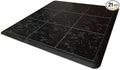 Big Floors 3X3LUXBLAKFLOOR Modular Interlocking Lightweight Plastic Dance Floor by BigFloors