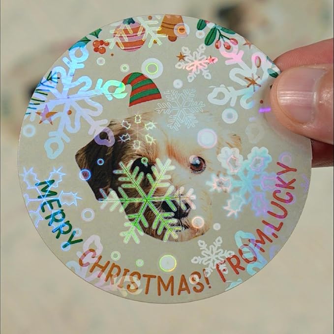 callie Personalized Christmas Stickers - Image 9