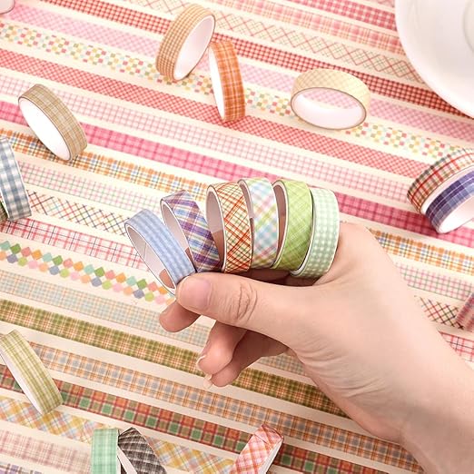 60 Rolls Cross line Theme Washi Tape Set, Writable Decorative Tapes - Image 5