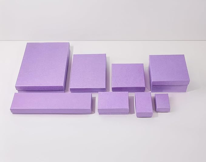 TheDisplayGuys - 25-Pack #53 Kraft Paper Cardboard Gift Boxes/Jewelry Cases w. - Image 5