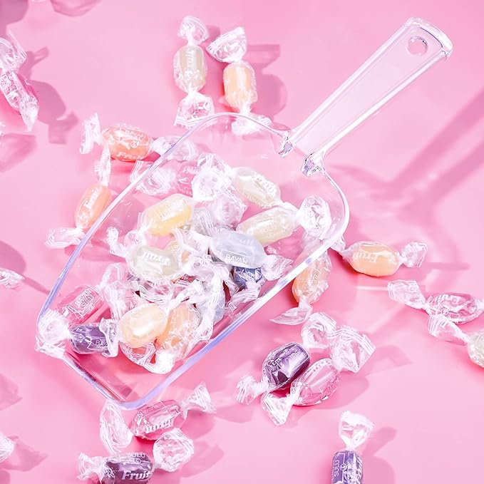 Ice Scoop Candy Buffet Containers Scoopers, Hmxpls Clear Plastic Scoop - Image 4