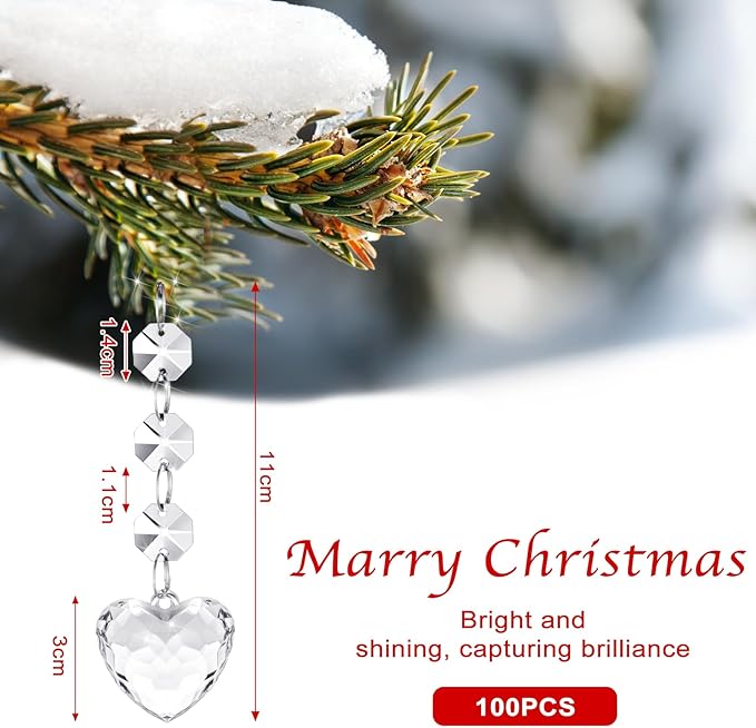 Nuenen 100 Pcs Hanging Crystals - Image 2