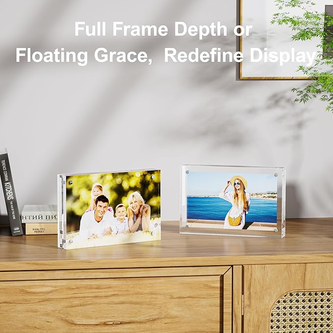 3 Pack 4x4 Acrylic Picture Frames - Image 6
