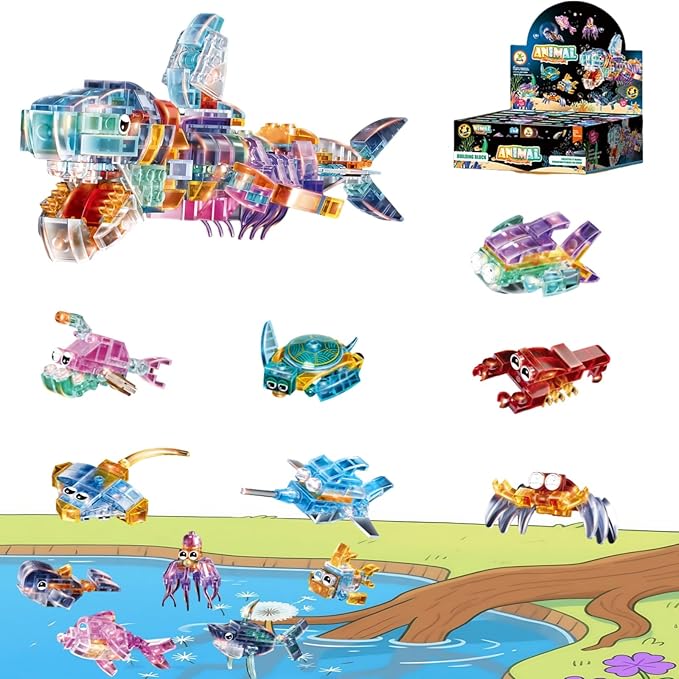 12 Pack Crystal Ocean Animal Party Favors by Unknown