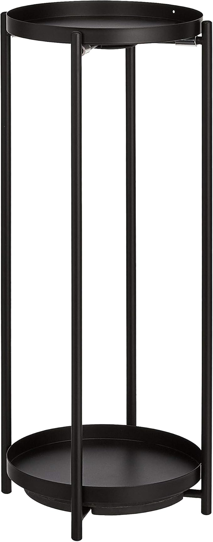 Amazon Basics Two-Tier Metal Metal Round Plant Stand by AmazonBasics