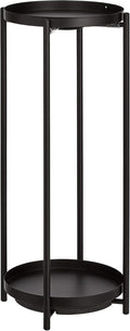 Amazon Basics Two-Tier Metal Metal Round Plant Stand by AmazonBasics