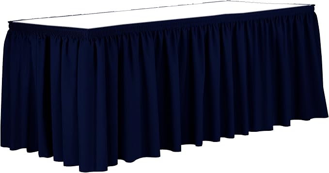 Ultimate Textile Pleat Polyester Fabric Table Skirt by UltimateTextile