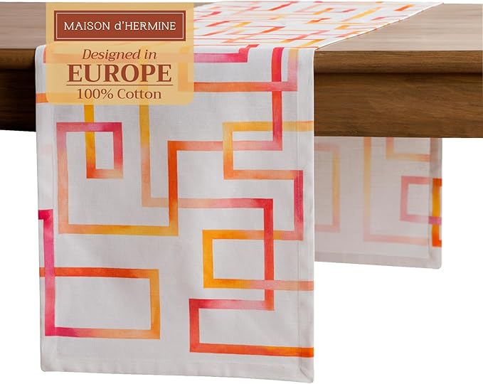 Maison d' Hermine Table Runner 100% Cotton Single Layer Table Runners 108 by MaisondHermine
