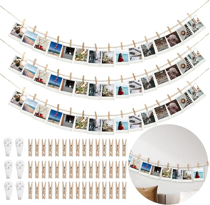 Hanging Photo Display Wall Decor by YuanDe