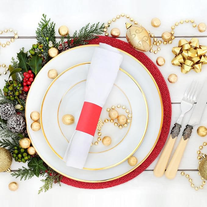Paper Napkin Bands, Napkin Rings Self Adhesive - Image 2