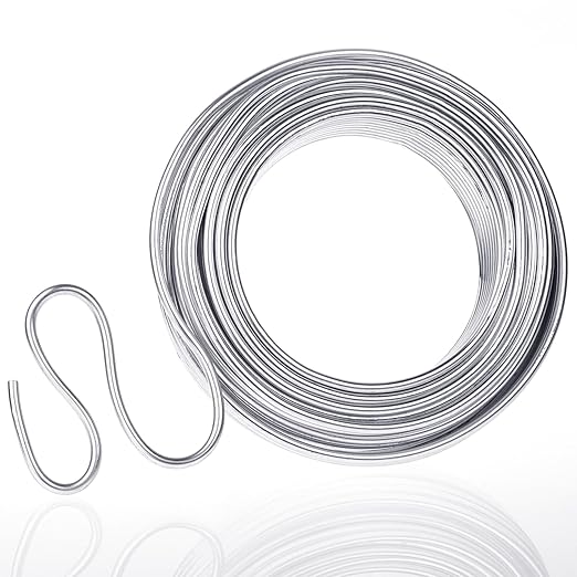 Aluminum Wire, Anezus 9 Gauge 12 Gauge 18 Gauge Bendable Metal Wire Armature by anezus