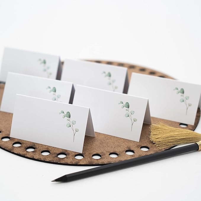 Watercolor Place Cards for Wedding or Party, Seating Place Cards for Tables - Image 4