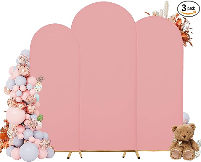 Wedding Arch Covers Arch Backdrop Cover Arch Stand Covers 7.2FT 6.6FT 6FT Set by Unknown