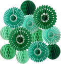 12pcs 6’’ 8’’ Honeycomb Balls Tissue Paper Fans Party Honeycomb Ball Fans Wall by Yangeey