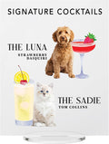 Pet Signature Drink Wedding Signs by Elation+Factory+Co.