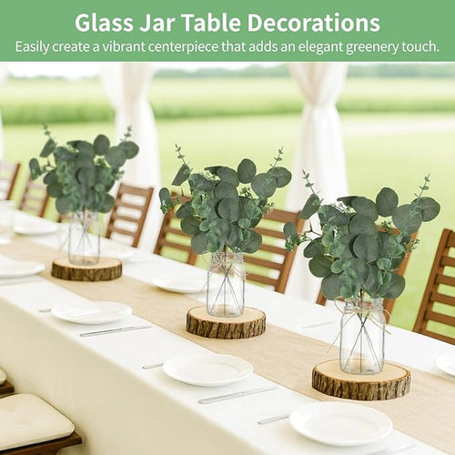 10 Set Mason Jar Centerpieces for Tables Centerpiece - Image 2
