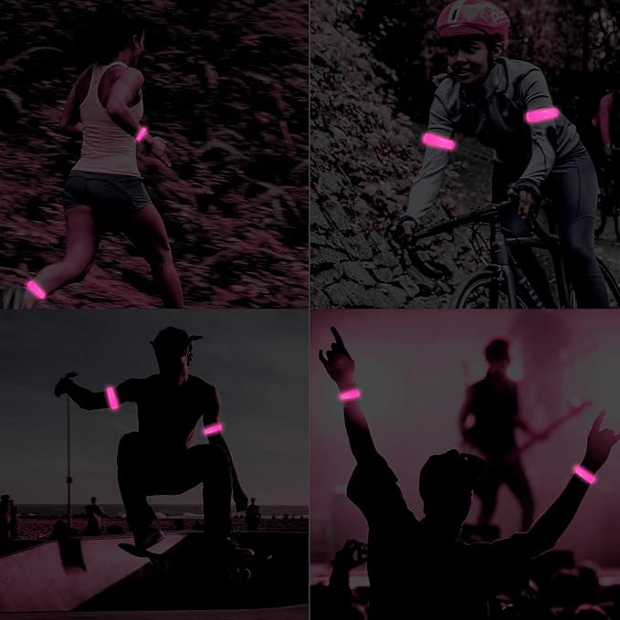Rechargeable LED Armband for Running, Light Up LED Armband, High Visibility - Image 6