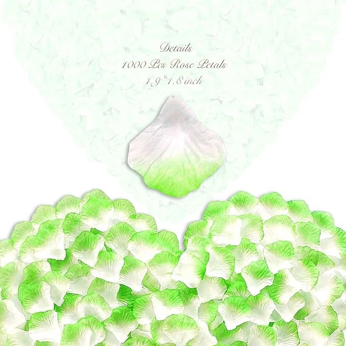 1000 Pieces Artificial Silk Rose Petals Flower Decoration Wedding Party - Image 2