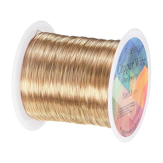 0.3mm Jewelry Wire, 28 Gauge 328FT Craft Wire Copper Beading Wire by MMETERXITY