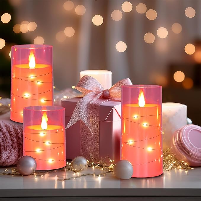 Aignis Flickering Flameless Candles Battery Operated Candles LED Candles - Image 5