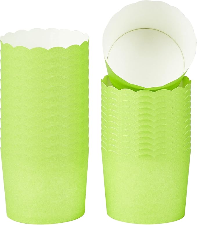 Panificio 6 Ounce Cupcake Wrappers, 200 Scalloped Baking Cups by Restaurantware