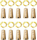 Aluan Wine Bottle Lights with Cork, 12 LED 10 Pack Fairy / String Lights by Aluan