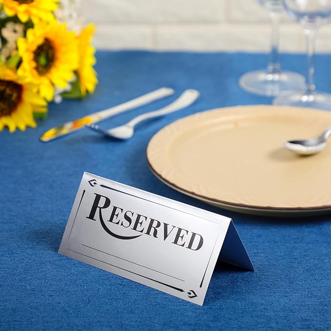 300 Pcs Paper Table Reserved Sign - Image 3