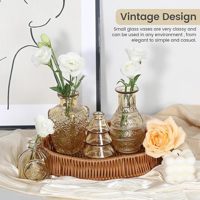 Mini Bud Vases As Wedding Centerpieces - Image 3