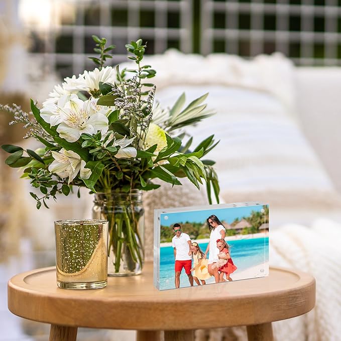 TWING 6 PACK Acrylic Picture Frame 5 x 7 Inch Acrylic Photo Frame, Horizontal - Image 8