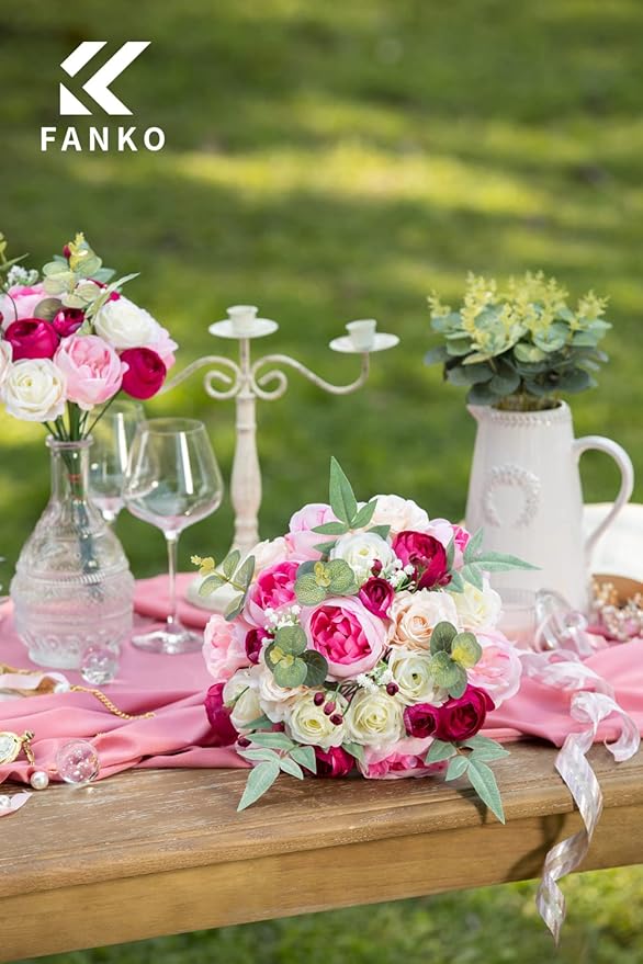 FANKO Rose Artificial Flowers Combo - Image 3
