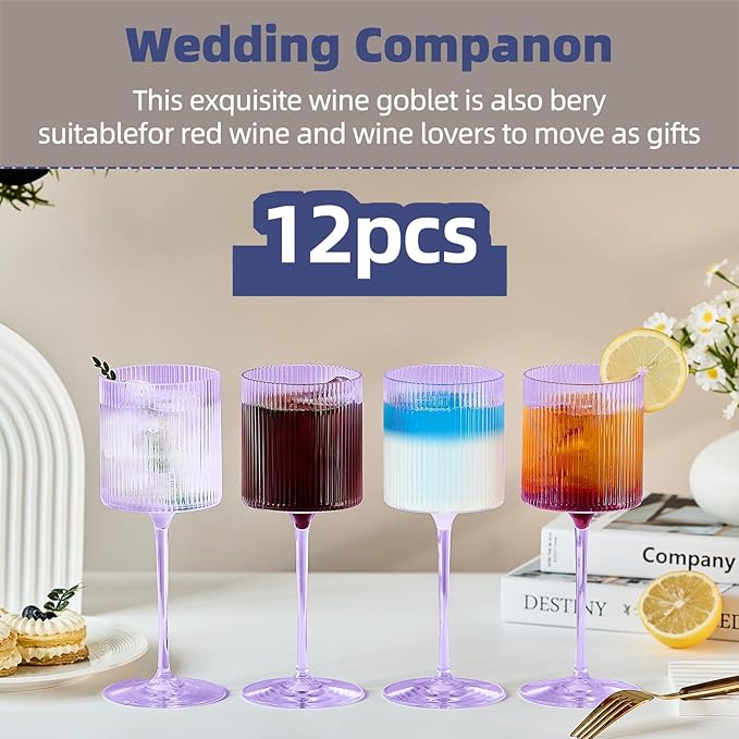Plastic Goblets Wine Glasses - 12Oz Acrylic Wine Glasses Origami Unbreakable - Image 6
